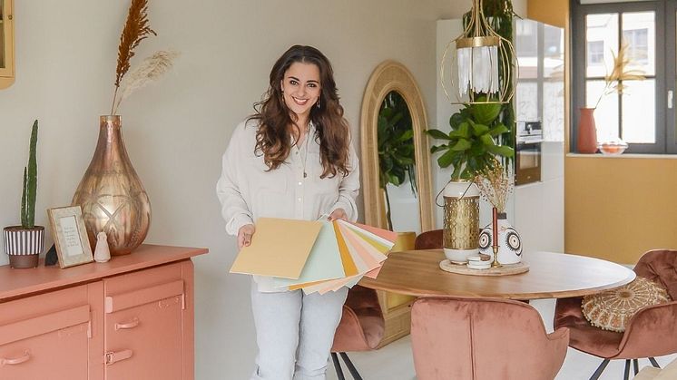 De Flexa Binti Home Kleurencollectie weerspiegelt de culturele roots van Binti Home’s eigenaresse Souraya Hassan. Souraya, “Een eigen kleurencollectie ontwerpen, is een droom die uitkomt!"