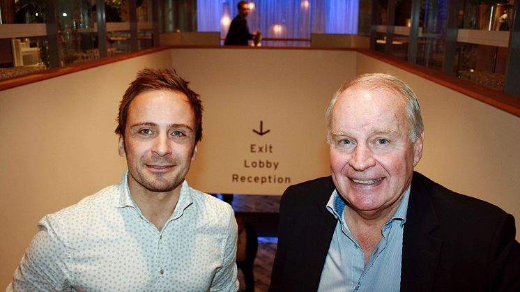 Henric Widén, MRF, och Gilbert Fransson, FVU.