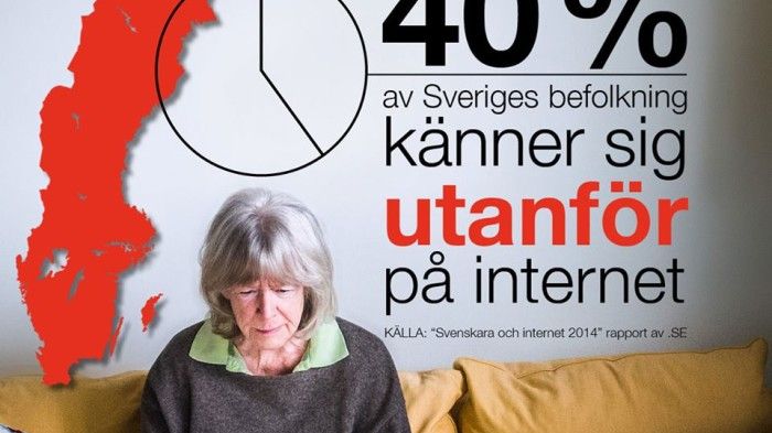 ​40 procent är inte delaktiga i informationssamhället