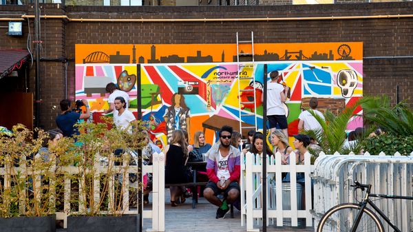 NORTHUMBRIA INVADES LONDON’S ART WORLD WITH POP-UP MURAL