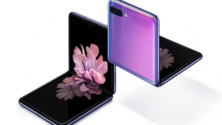 Nu lanseras Galaxy Z Flip – Samsungs första mobil med vikbar glasskärm