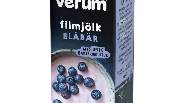 Verum filmjölk blåbär
