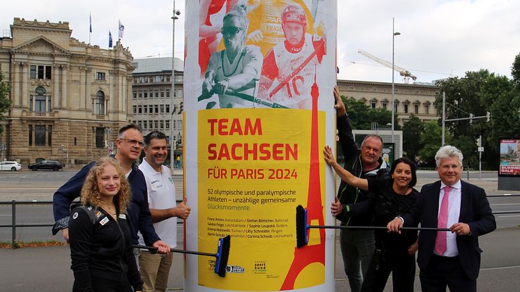 Neue Kampagne: Team Sachsen für Paris 2024