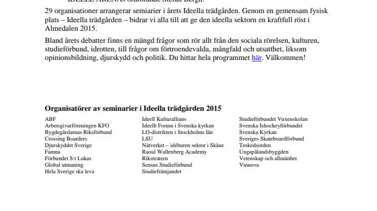 Vi förbättrar Sverige!