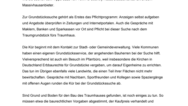 Report Bauen & Wohnen