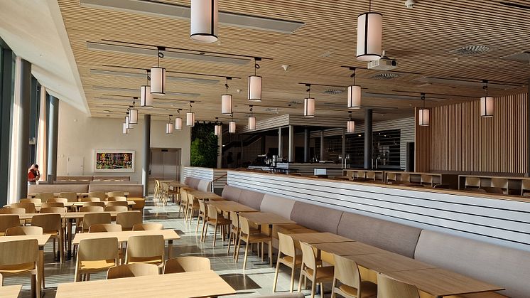Interiörbild, Restaurang X:et Örebro Universitet