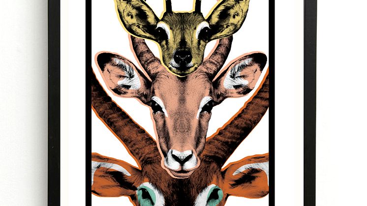 Djurtotemposter - design Nathalie Hallman