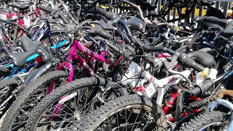Abandoned bikes at Horsham depot