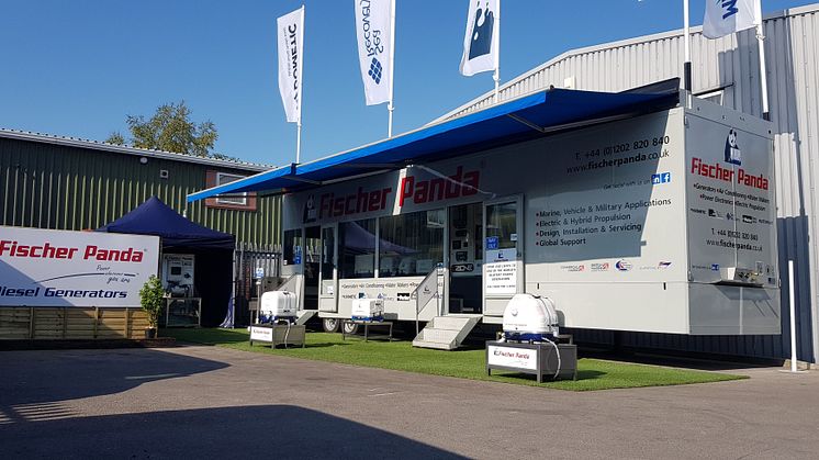 Fischer Panda UK is at The South Coast Boat Show at Ocean Village Marina this weekend