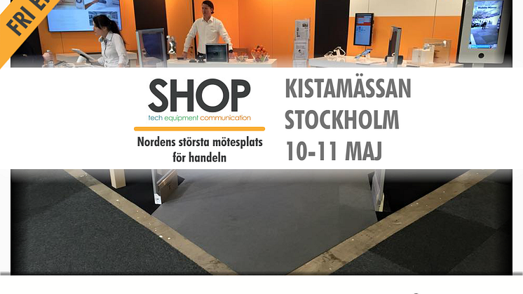 Besök Gate Security på SHOP 2017, Kistamässan, 10-11 maj! Vi finns i monter J:01