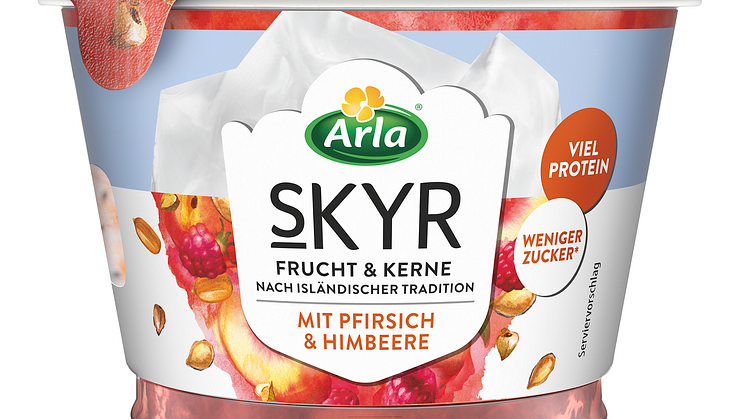 Arla Skyr Frucht & Kerne - Pfirsich & Himbeere