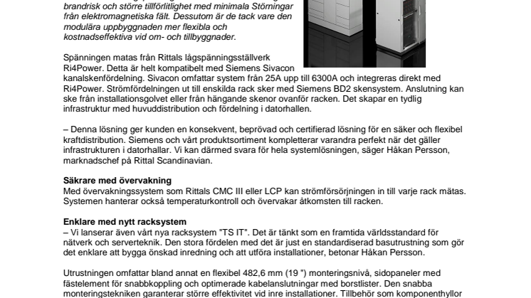 Smart och konsekvent i datorhallen