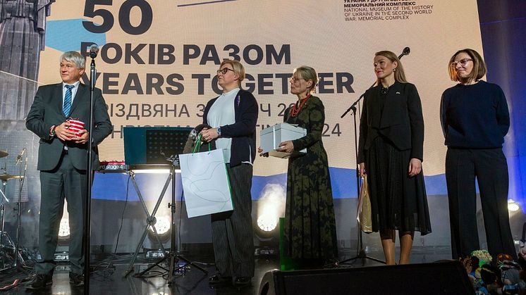 SFHM:s överintendent Helene Rånlund ihop med internationella museikollegor från Tyskland, Litauen, Lettland och Polen