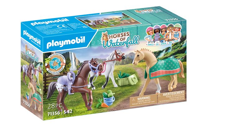 3 Pferde: Morgan, Quarter Horse & Shagya Araber (71356) von PLAYMOBIL