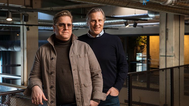 Björn Paulsson, grundare av InQuire och Øystein Rønningen, CCO på InQuire. 