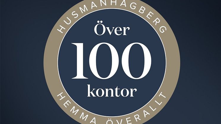 HusmanHagberg har passerat 100 kontor och firar med varumärkeskampanj.