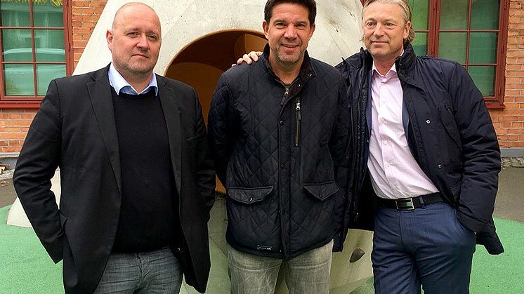 Johan Millros, Janne Rastas och Anders Lundström.