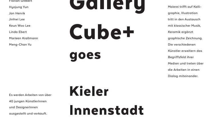 Vierte Ausstellungswoche mit Streichkonzert zum Abschluss - Vernissage am 21.11. um 17 Uhr