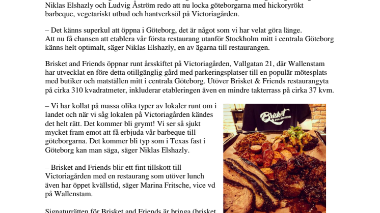Fenomenet Brisket and Friends till Victoriagården i Göteborg 