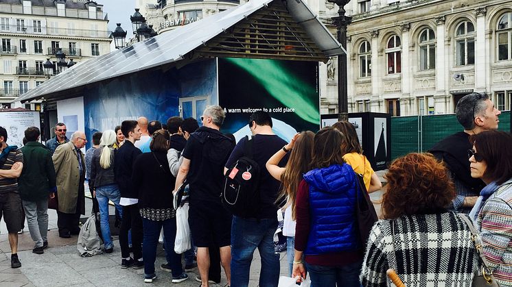 NIBE Energy Systems medverkar i projektet La Place de l’Europe, en europeisk kulturutställning anordnad av Paris stad. 