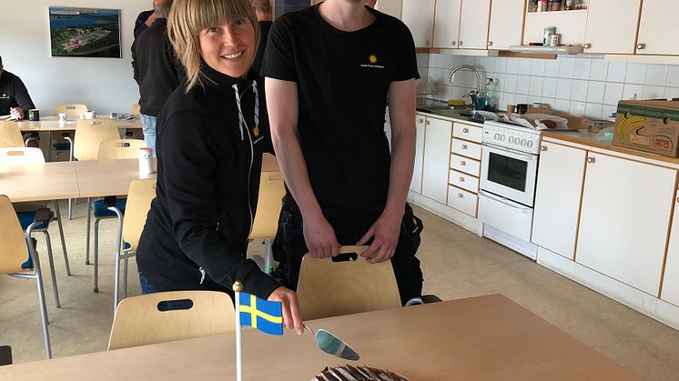 Anette Wästlund, gasföreståndare och David Andersson, ställföreträdande gasföreståndare