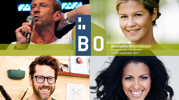 Mycket inspiration och många härliga personligheter på årets Bostadsrättsmässa
