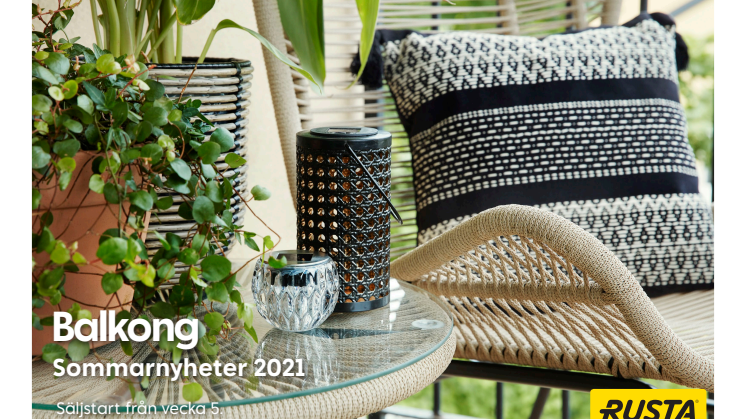 Pressmaterial Balkong - Sommar 2021
