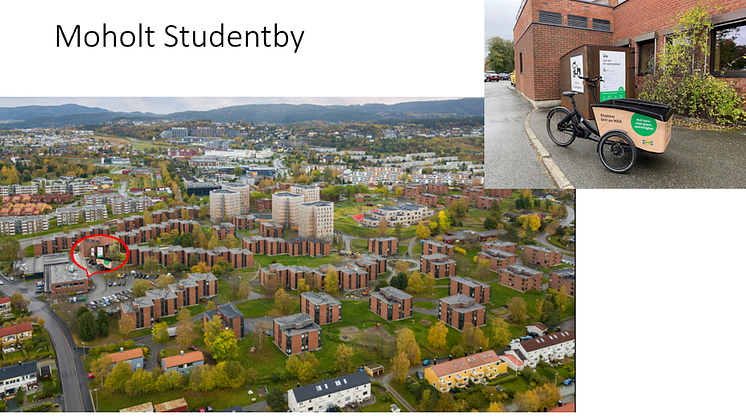 Nedre Berg Studentby, Lars Onsagers veg 10. Foto: Freetrailer.