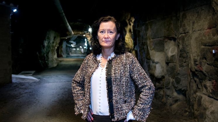 Helena Hedblom i Sickla gruva
