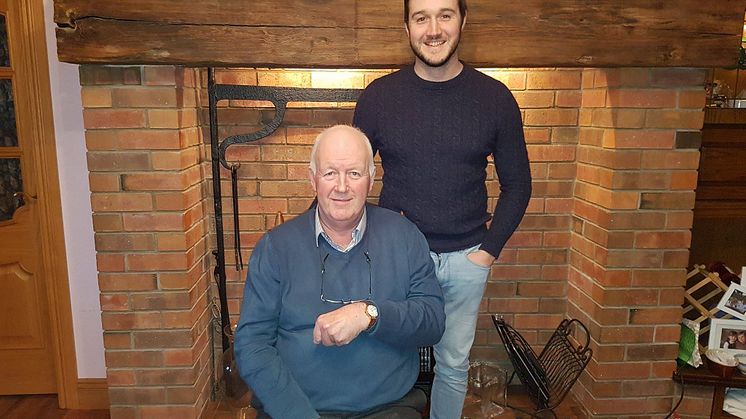 Gerard McClean and his son Peter