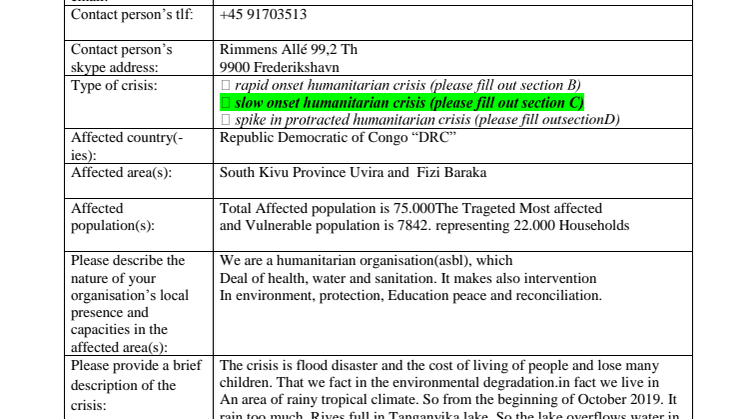2020-009 Alert Note from NIF