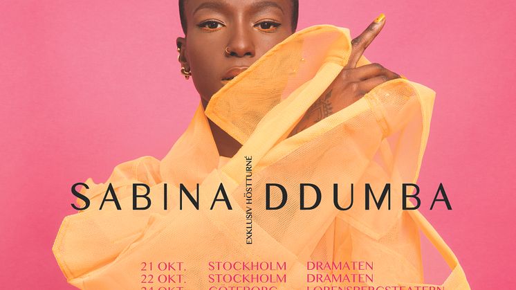 Sabina höstturné poster