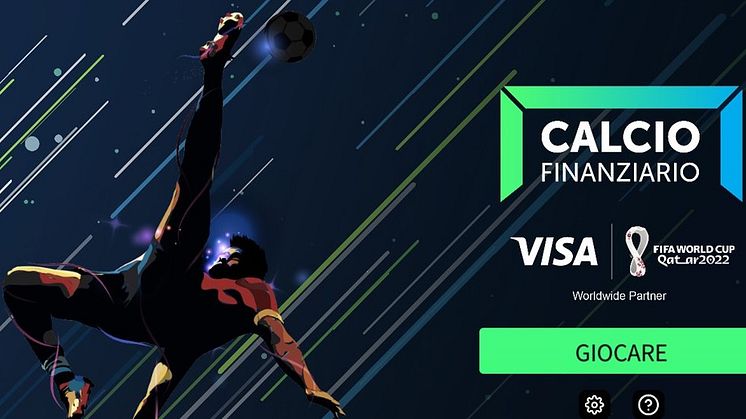 Visa punta all’educazione finanziaria con un nuovo videogioco sul calcio