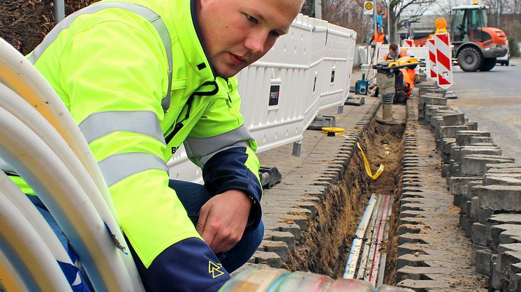 In Braunschweig werden zahlreiche Gewerbegebiete ans Glasfasernetz angeschlossen.
