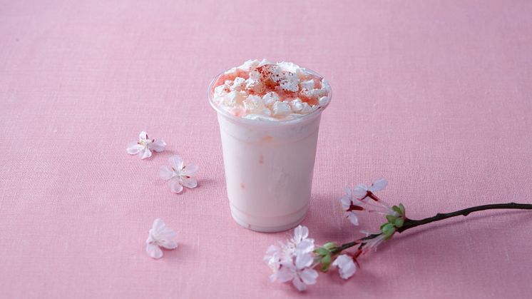 Cherry Blossom MOCHI Lassi @ AMAR Deli