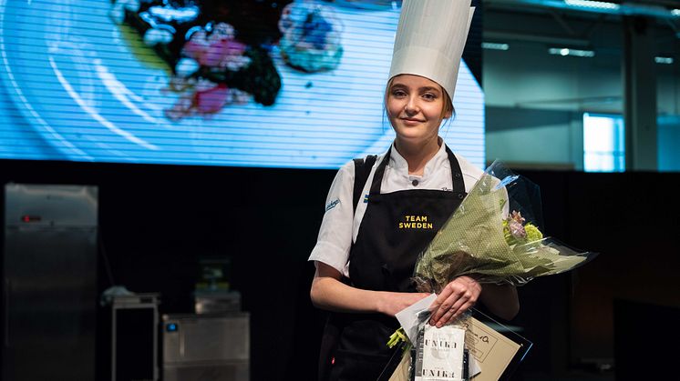 Isabella Winkler vinnare i Bocuse d'Or Sweden Commis Award