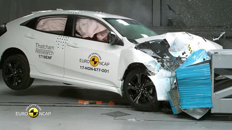 Honda Civic crash test video montage - Nov 2017