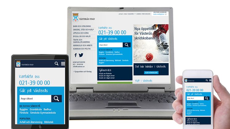 Nu lanseras Västerås stads nya webbplats – fylld med Västeråsarnas egna bilder 