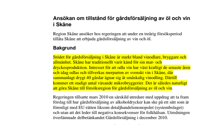 Stort steg för gårdsförsäljning