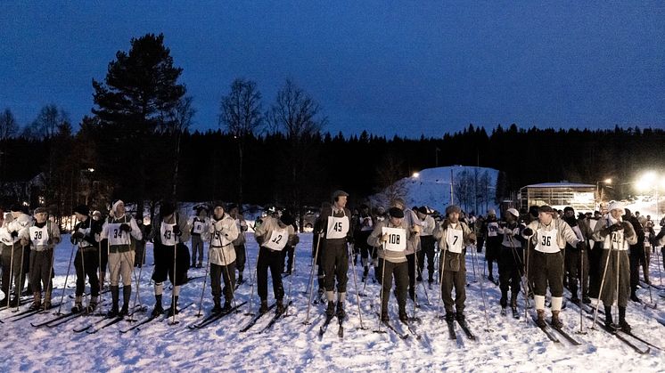 Jubileumsvasan starten vid Olnispa i Sälen