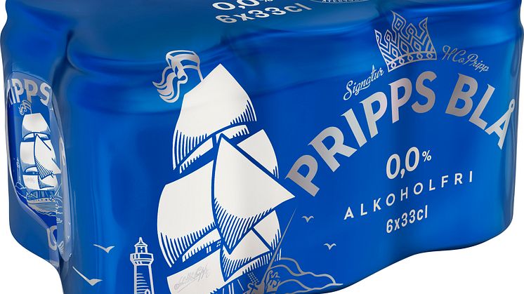 Kasta loss med alkoholfria Pripps Blå