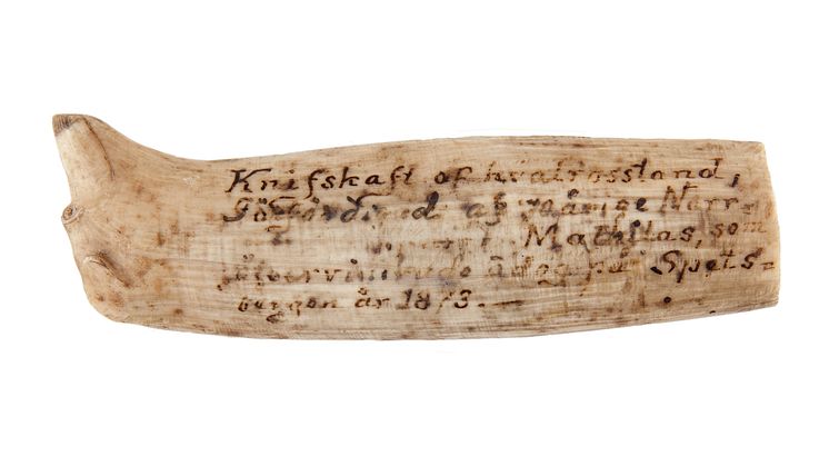 Pressbild: Sjömansminnen som ingår i Havets kvinnor och män - utställning på Malmö Museer 26 september 2020-2021. 