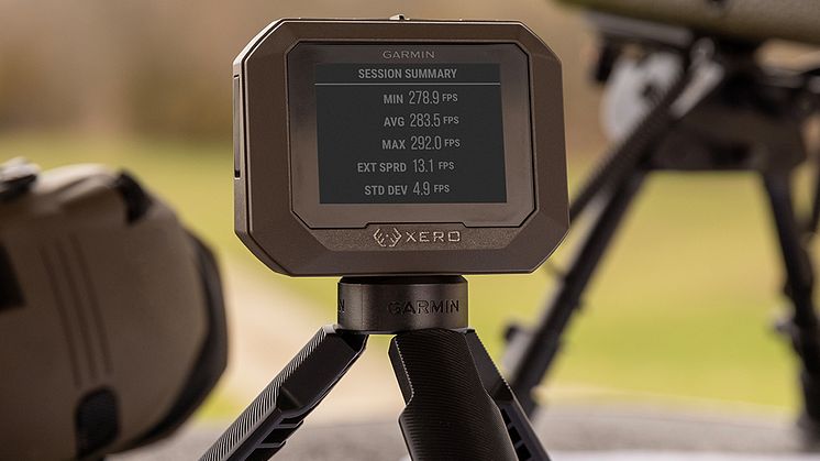 Garmin Xero C1 Pro, session summary