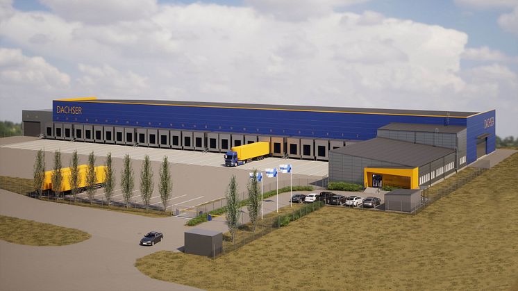 Havainnekuva 1_Dachser_logistiikkakeskus_Tampere-Pirkkala (kuva_Arkkitehtitoimisto Vauhtiviiva Oy)