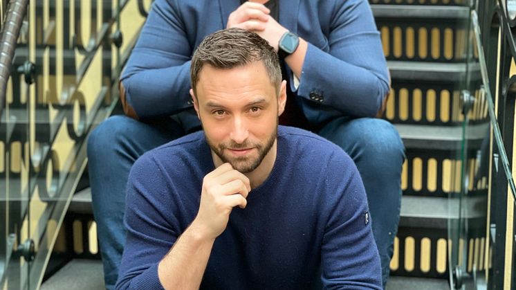 XPLORAs VD Johan Lindquist och Måns Zelmerlöw