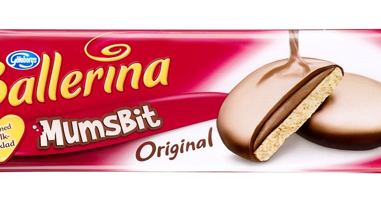 Ballerina toppar med mjölkchoklad
