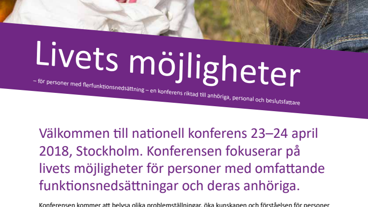 Flyer Livets möjligheter