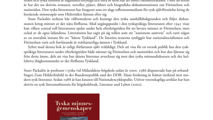 Tyska minnesgemenskaper