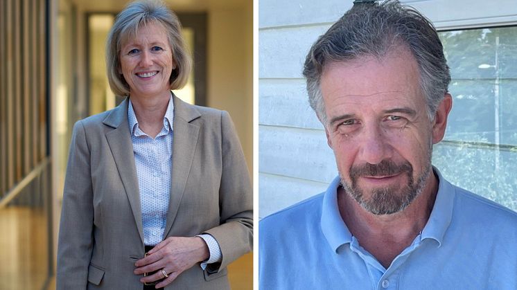 Heidi Skaaret, Konserndirektør personmarked i Storebrand og Einar Espolin Johnson, administrerende Direktør i Akademikerne Pluss.
