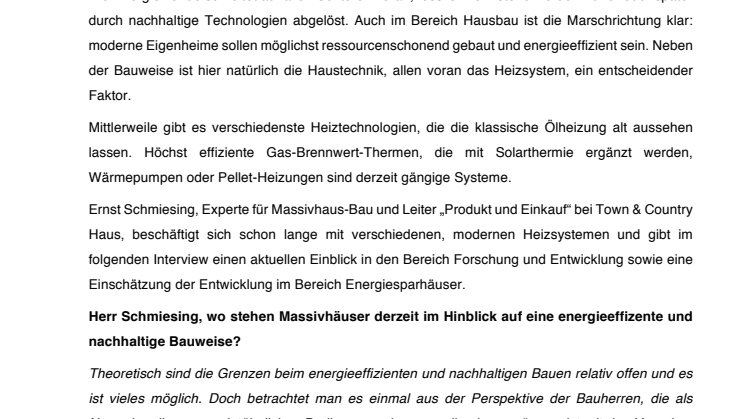 Smart und nachhaltig – Heizsysteme von Morgen